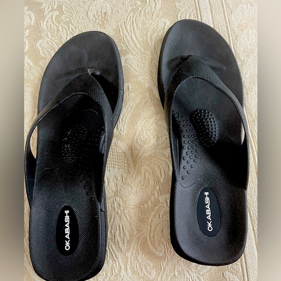 Okabashi Flip Flop Sandals Back - Picture 2 of 6